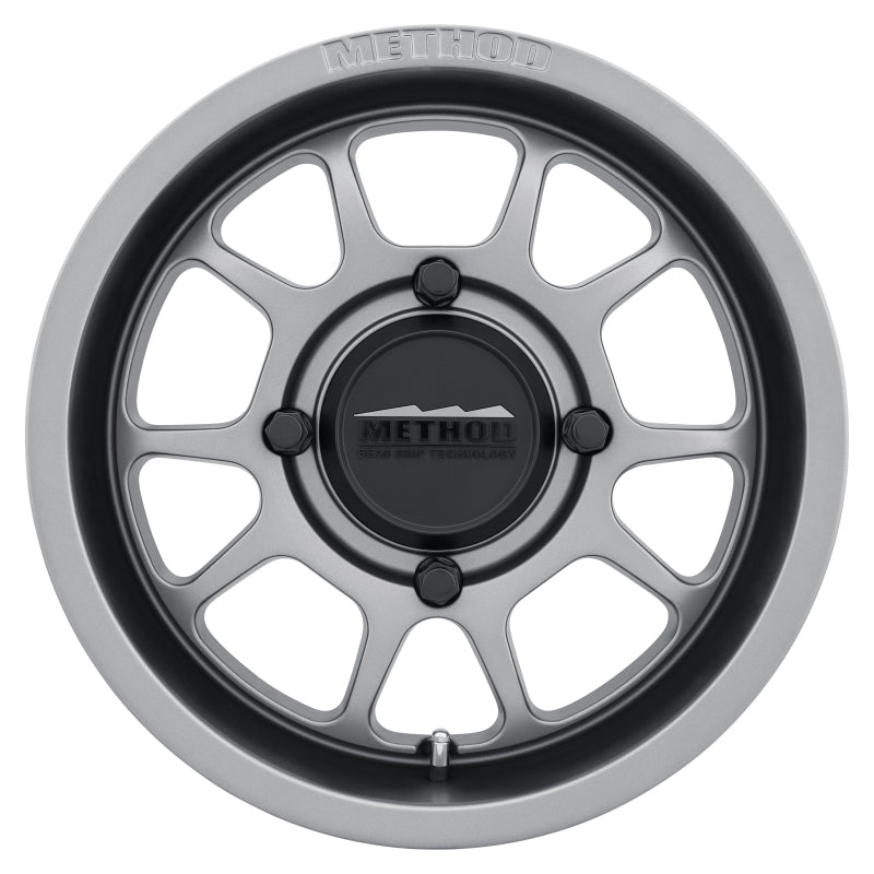 Method Wheels Method MR409 Bead Grip 15x10 / 5+5/0mm Offset / 4x136 / 106.25mm CB Steel Grey Wheel