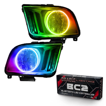 ORACLE Lighting Oracle 05-09 Ford Mustang SMD HL - ColorSHIFT w/ BC1 Controller