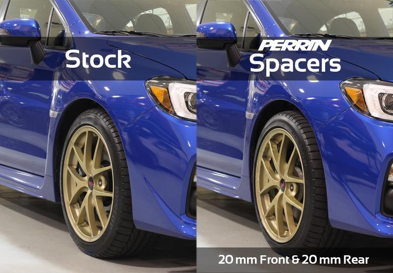Perrin Performance PERRIN 15-26 Subaru WRX / 05-21 STI 20mm Wheel Spacers 5x114.3 56mm CB - Pair