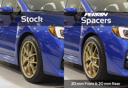 Perrin Performance PERRIN 15-26 Subaru WRX / 05-21 STI 20mm Wheel Spacers 5x114.3 56mm CB - Pair