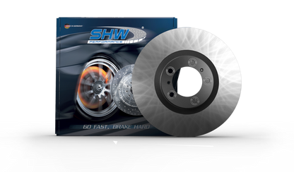SHW Performance SHW 93-95 Porsche 928 GTS 5.4L Left Front Smooth Monobloc Brake Rotor (92835104501)