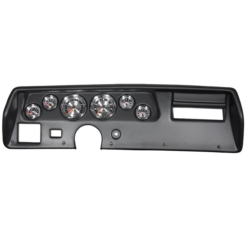 Autometer American Muscle Gauge Kit 6 Pc Chevelle SS/Monte 70-72 Tach/Mph/Fuel/Oilp/Wtmp/Volt