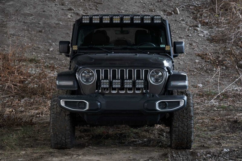 Diode Dynamics Jeep JL SS5 Pro CrossLink Windshield - White Combo Lightbar Kit