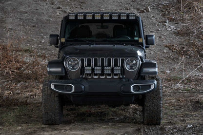 Diode Dynamics Jeep JL SS5 Pro CrossLink Windshield - White Combo Lightbar Kit