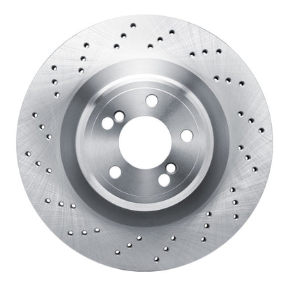 DFC 15-19 BMW X6 Left Rear Drilled Brake Rotor