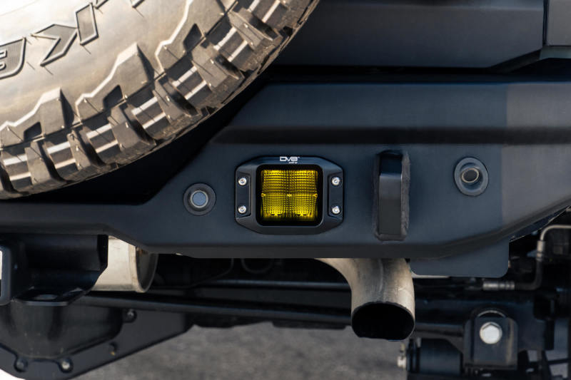 DV8 Offroad DV8 3-Inch Elite Series LED Amber Flush Mount Pod Light