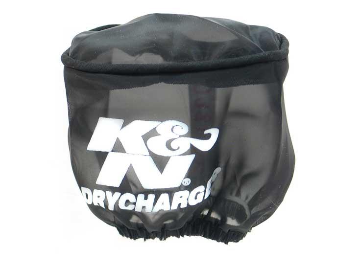 K&N Engineering K&N Drycharger Wrap Black 3in W 4in L Closed Top