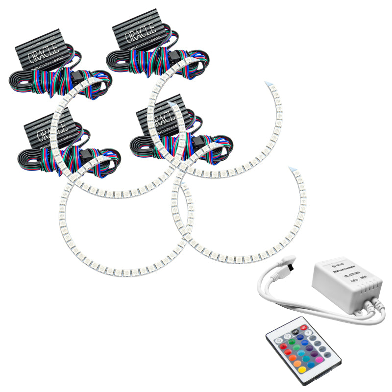 ORACLE Lighting Oracle 12-13 BMW 3/328 Halo Kit - ColorSHIFT w/ Simple Controller