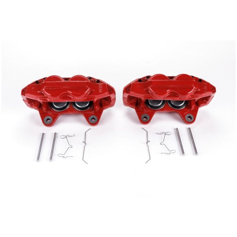 PowerStop Power Stop 10-15 Lexus GX460 Front Red Calipers w/o Brackets - Pair