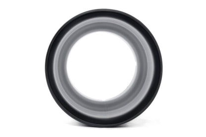 Dinan Double-Walled 4in Clamp-On Exhaust Tip - Black - 4in Outlet / 2.75in Inlet