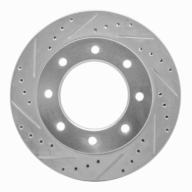 R1 Concepts R1 73-93 Dodge B300 Van (71-74) / B300 (75-80) Front Left Drilled & Slotted Silver Brake Rotor