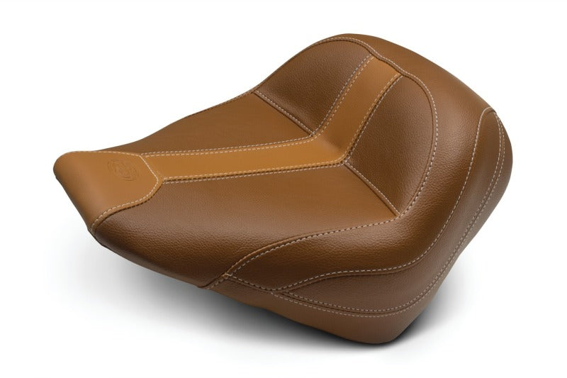 Mustang Motorcycle Mustang 15-21 Indian Scout Standard Touring Solo Seat - Brown