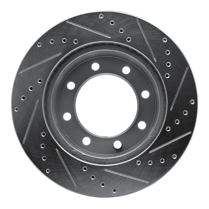 R1 Concepts R1 05-12 Ford F-250 4WD (Super Duty) Front Left Drilled & Slotted Silver Brake Rotor