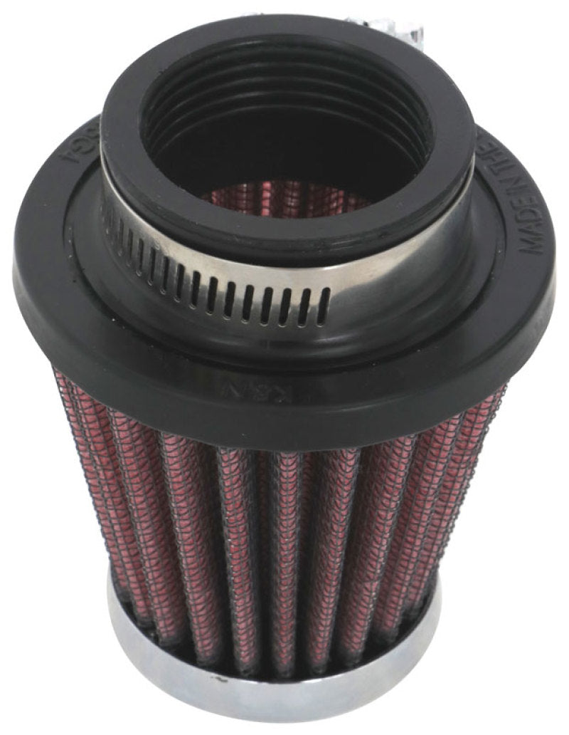 K&N Engineering K&N Universal Round Tapered Chrome Filter 1.563in Flange ID x 3in Base OD x 2in Top OD x 3in H