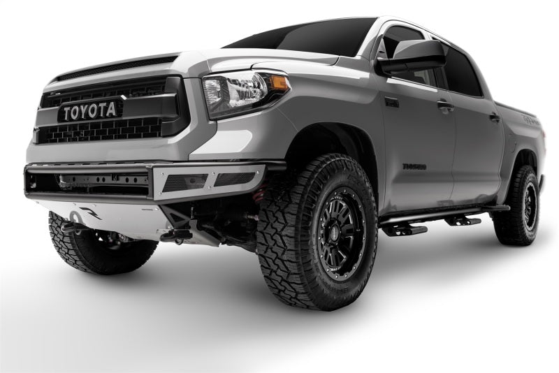N-Fab M-RDS Front Bumper 14-17 Toyota Tundra - Gloss Black w/Silver Skid Plate