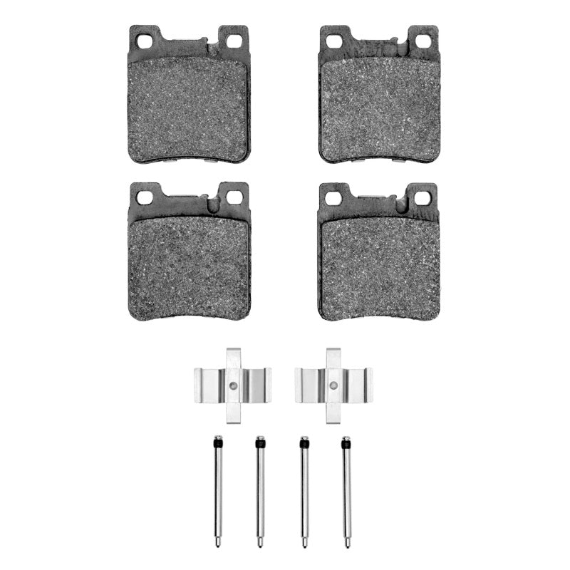 R1 Concepts R1 92-09 Chrysler Crossfire Rear Semi Met Pads & Hardware Kit
