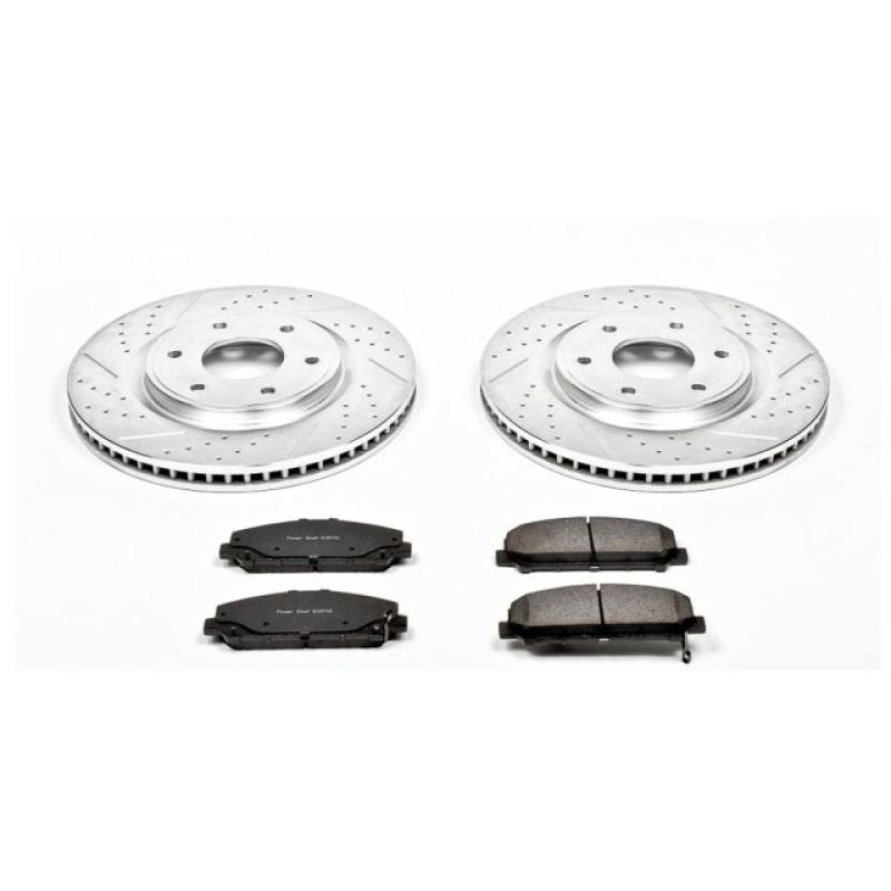 PowerStop Power Stop 06-07 Infiniti QX56 Front Z23 Evolution Sport Brake Kit