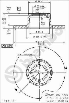 WABCO 4801029252 Disc Brake Caliper Repair Kit