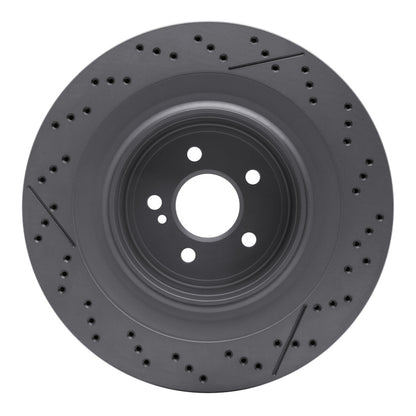 DFC 10-18 Mercedes-Benz C63 AMG Rear Drilled GeoSPEC Coated Rotor and Slotted