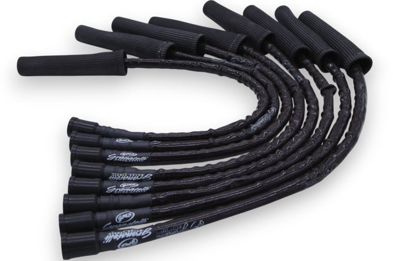 Granatelli Motor Sports Granatelli 10-14 Ford 6.2L Perf Wire Set w/Inserts/Black Hi-Temp Jacket/Black Fire Sleeve