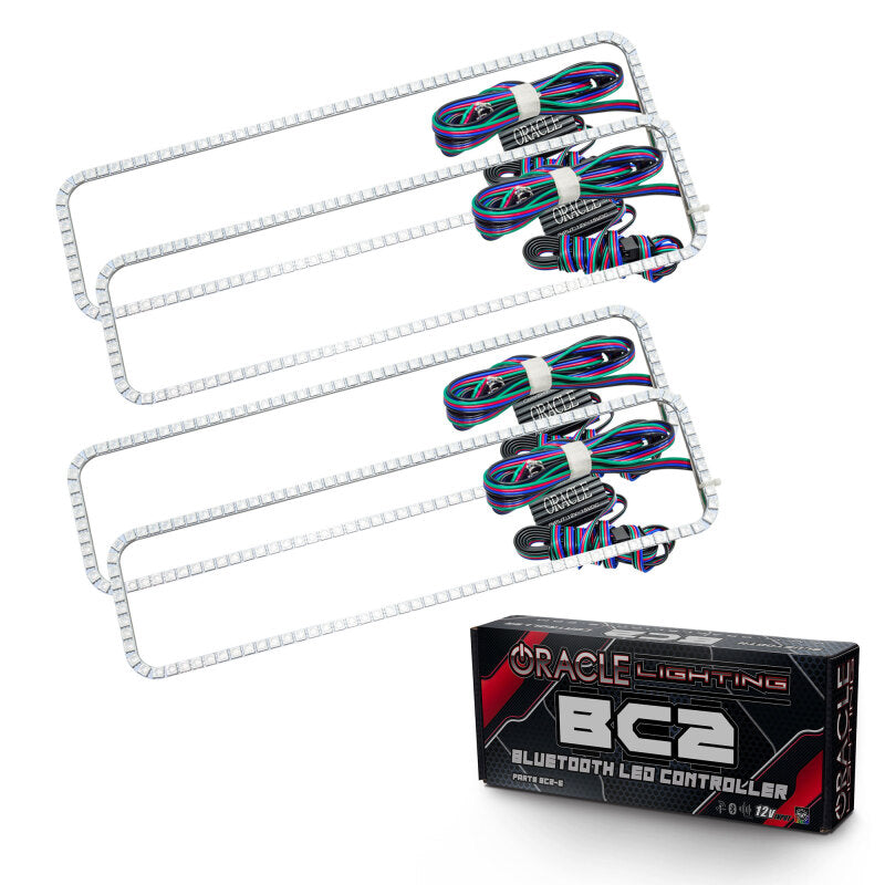 ORACLE Lighting Oracle Chevrolet CK 87-99 Dual Halo Kit - ColorSHIFT w/ BC1 Controller