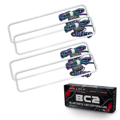 ORACLE Lighting Oracle Chevrolet CK 87-99 Dual Halo Kit - ColorSHIFT w/ BC1 Controller