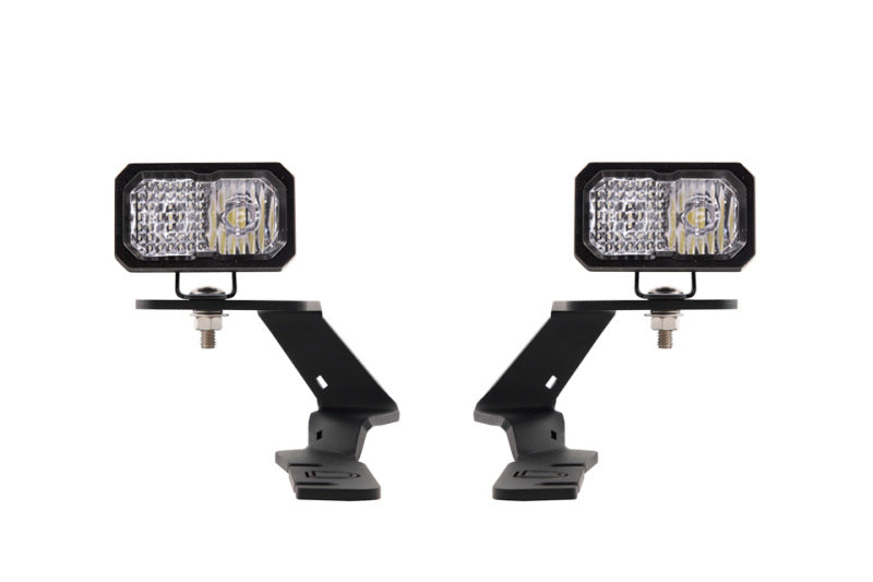 Diode Dynamics 19-21 Ford Ranger Stage Series 2in LED Ditch Light Kit Sport - White Combo