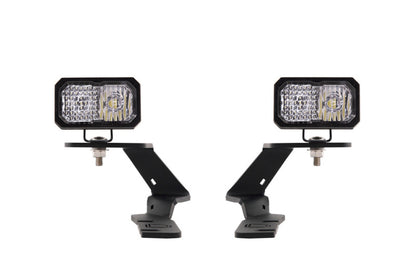 Diode Dynamics 19-21 Ford Ranger Stage Series 2in LED Ditch Light Kit - Pro White Combo