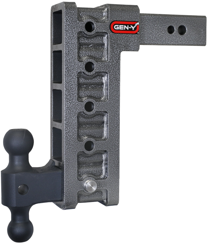 GEN-Y Hitch Gen-Y Mega Duty 2.5in Shank 12in Drop 3.5K TW 32K Hitch w/GH-0161 Dual-Ball