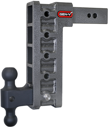 GEN-Y Hitch Gen-Y Mega Duty 2.5in Shank 12in Drop 3.5K TW 32K Hitch w/GH-0161 Dual-Ball