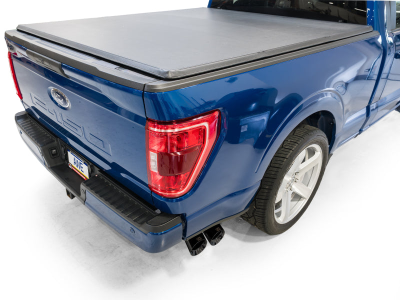 AWE Tuning AWE 21-25 Ford F150 (14th Gen Reg Cab) Cat-Back Exhaust - 4.5in Dual Side Exit Diamond Black Tips