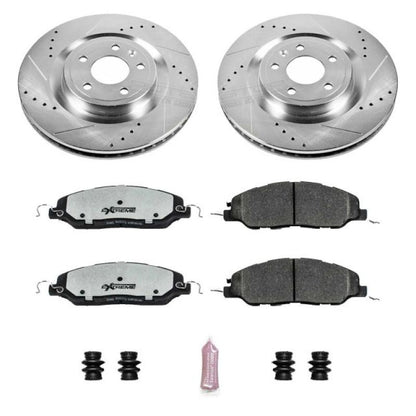 PowerStop Power Stop 11-14 Ford Mustang Front Z26 Street Warrior Brake Kit