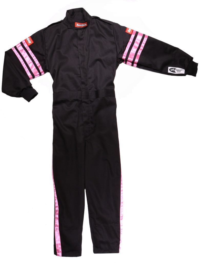 RaceQuip Pink Trim SFI-1 JR. Suit - Kids Small