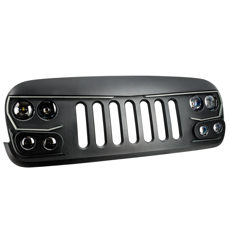 ORACLE Lighting Oracle VECTOR Series Full LED Grille - Jeep Wrangler JK - NA