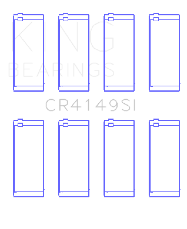 King Engine Bearings G.M.C. Saturn (Size +1.0mm) Connecting Rod Bearing Set