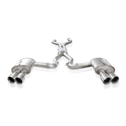 Stainless Works 2008-09 Pontiac G8 GT 3in Catback System X-Pipe Turbo Chambered Muffler 3.5in Tips