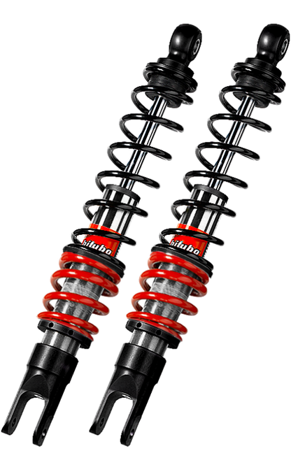 Bitubo Suspension Bitubo YGB0 Twinshocks Rear Adjustable: Spring Preload, Black Spring