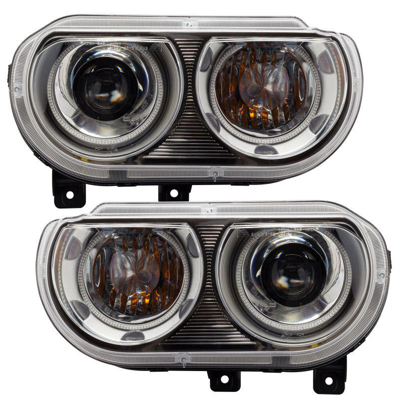 ORACLE Lighting Oracle 08-14 Dodge Challenger SMD HL (HID Style) - ColorSHIFT w/ Simple Controller