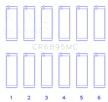 King Engine Bearings Ford Ecoboost 3.5L V6 Connecting Rod Bearing Set