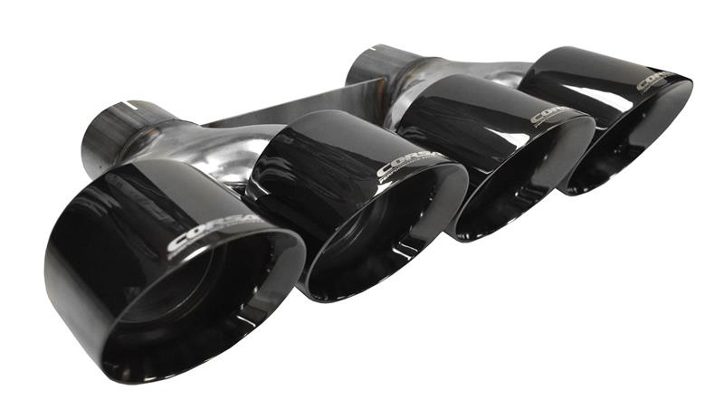 CORSA Performance Corsa 2014-2020 Chevrolet Corvette 6.2L V8 Quad 45in Polished Black Pro-Series Tip Kit