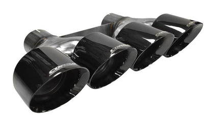 CORSA Performance Corsa 2014-2020 Chevrolet Corvette 6.2L V8 Quad 45in Polished Black Pro-Series Tip Kit