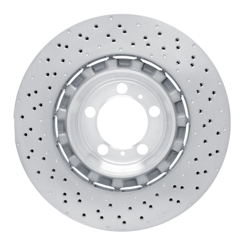 DFC 13-19 Porsche 911 Left Rear Drilled Hi-Carbon Alloy Geomet Coated Rotor