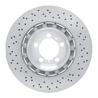 DFC 13-19 Porsche 911 Left Rear Drilled Hi-Carbon Alloy Geomet Coated Rotor