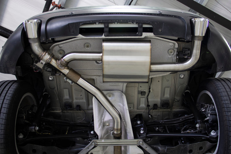 Dinan 17-24 Mini Cooper Clubman/Countryman S ALL4 (F54/F60) Valved Axleback Exhaust - Black Tips