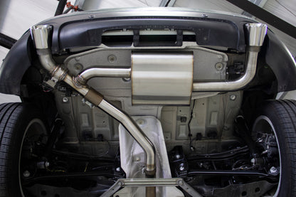 Dinan 17-24 Mini Cooper Clubman/Countryman S ALL4 (F54/F60) Valved Axleback Exhaust - Black Tips