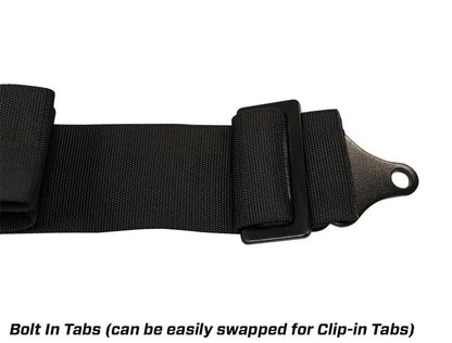 PRP Seats PRP 5.2 Cam-Lock Harness w/ Ratchet Lap Belt - Black