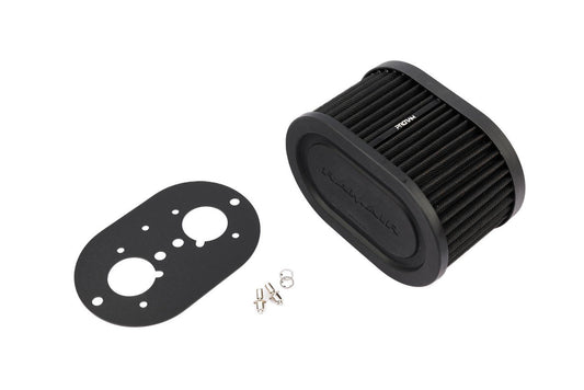 Ramair Pleated Carburettor Air Filter Baseplate to fit Weber 40 IDF - 100mm Int Height