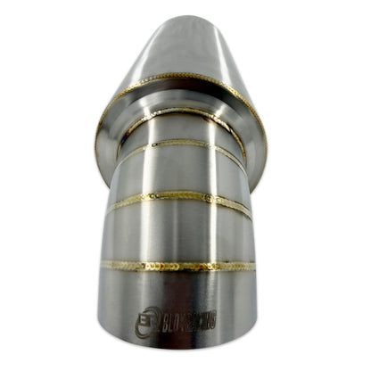 BLOX Racing 3.5in Street Muffler With Turndown Tip
