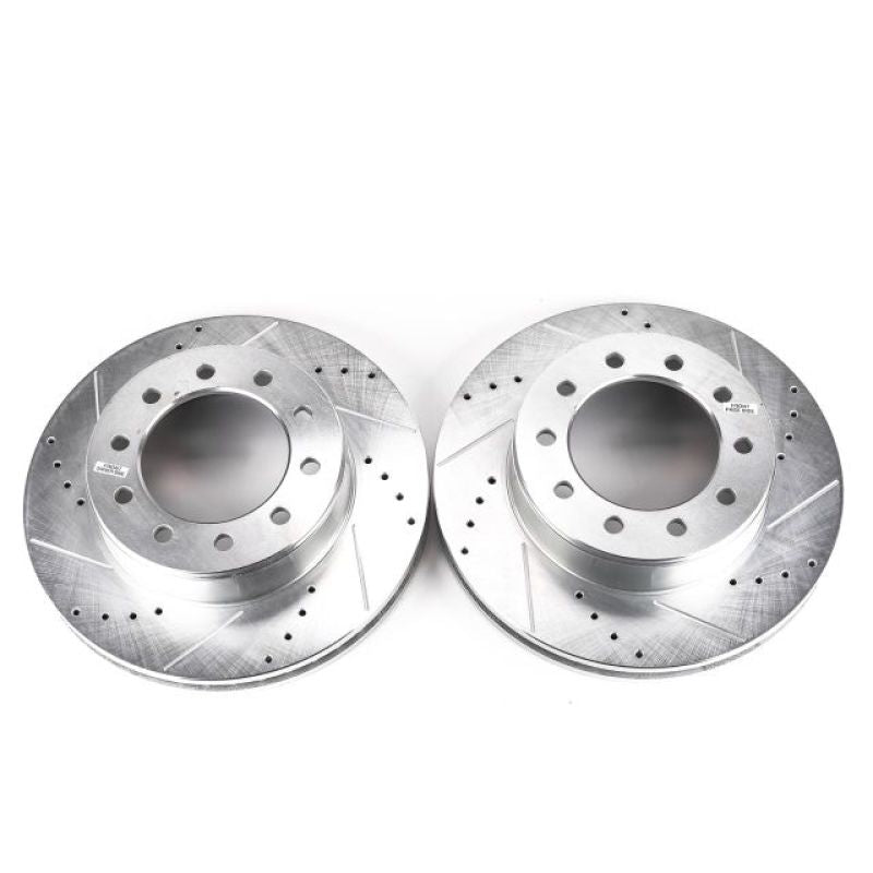 PowerStop Power Stop 05-16 Ford F-550 Super Duty Front Drilled & Slotted Rotor - Pair