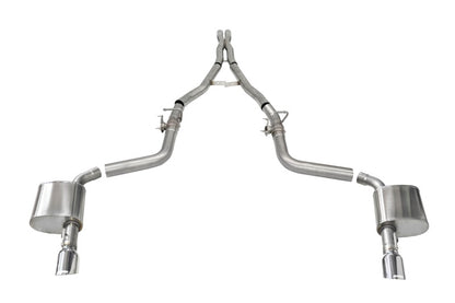 CORSA Performance Corsa 15-23 Charger SRT/Hellcat/Redeye 2.75in Valved Catback Dual Rear Exit w/ Single 4.5inPol Tips
